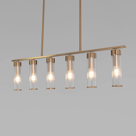 Подвесной светильник Eurosvet 60166 латунь - фото