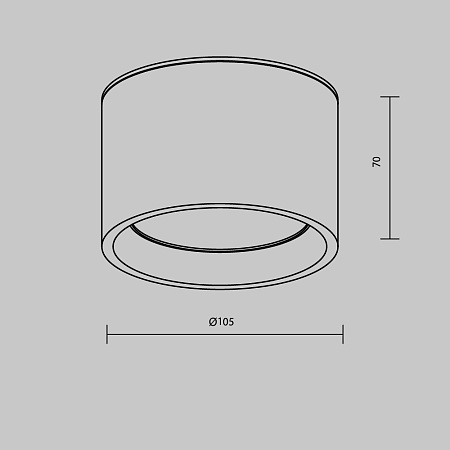 Потолочный светильник Technical Hydra C090CL-10W4K-B - фото