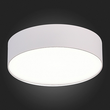 Светильник потолочный Белый LED 1*27W 4000K 2 340Lm Ra>85 120° IP20 D220xH55 185-265V ST606.542.27 - фото