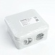 Коробка разветвительная STEKKER EBX10-36-55, 100*100*50мм, 6 вводов, IP55, светло-серая (GE41255) - фото