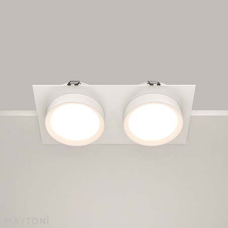 Встраиваемый светильник Technical Hoop DL086-02-GX53-SQ-W - фото