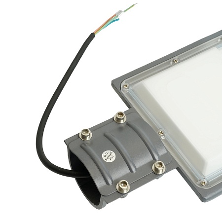 Светодиодный уличный консольный светильник Feron SP3034 80W 6400K 230V, серый - фото