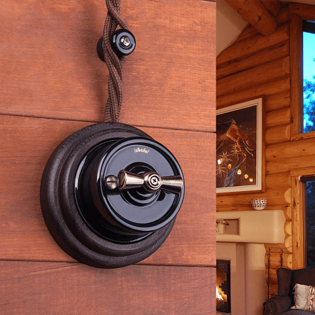 Ретро кабель витой  2х1,5 коричневый 50 м Ретро кабель витой  2х1,5 (коричневый) - фото