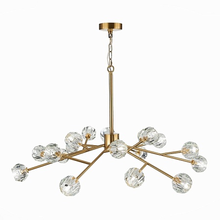 Светильник подвесной ST-Luce Латунь/Прозрачный G9 LED 18*5W SL1166.303.18 - фото