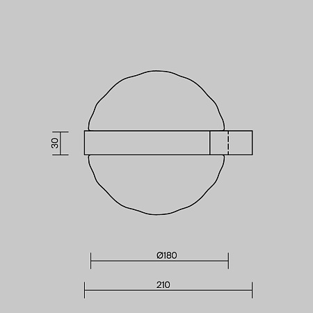 Настенный светильник (бра) Maytoni Misterio MOD379WL-L6B3K - фото