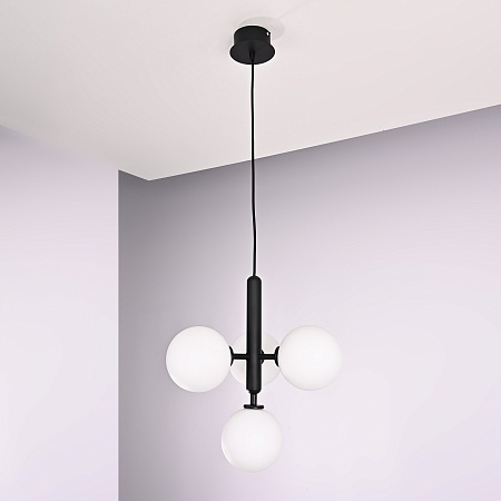 Подвесной Светильник Raffin 4 White Black Imperiumloft 177909-26 - фото