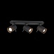 Спот ST-Luce Черный, Хром/Черный GU10 LED 3*3W SL597.401.03 - фото