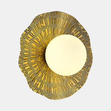 Светильник настенный Латунь/Белый G9 1*5W 4000K SLE1196-301-01 - фото