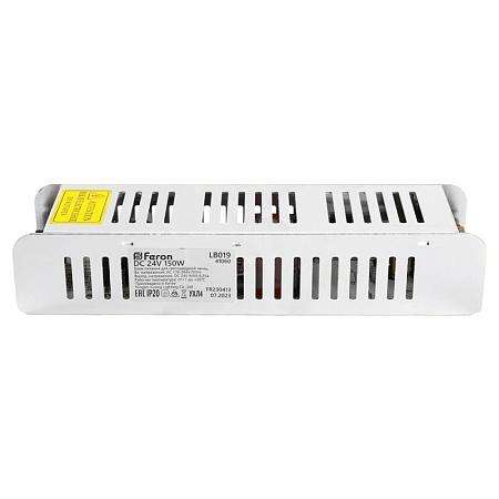Трансформатор электронный для светодиодной ленты 150W 24V (драйвер), LB019 - фото