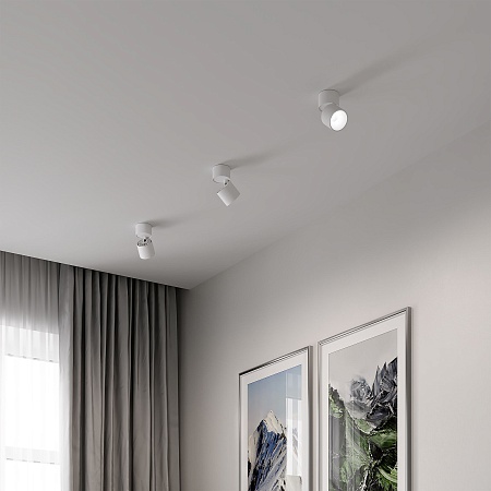 Светильник потолочный поворотный светодиодный Rolly 9W 4000K белый 25112/LED Elektrostandard - фото