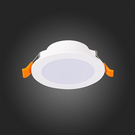 Св-к встр. Белый LED 1*5W 3000K/4000K/6000K 375Lm Ra80 110° IP20 D92xH30 220-240V ST212.508.05 - фото