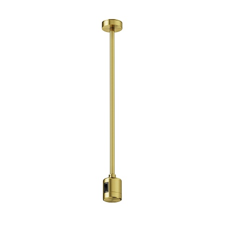 Крепление потолочное Medium 360мм с прямым коннектором питания Flarity латунь - фото