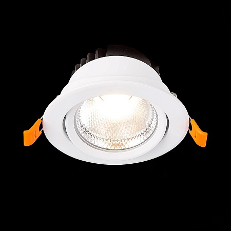 Св-к встр. Белый LED 1*24W 4000K 1 800Lm Ra80 36° IP20 D138xH88 220-240V ST211.548.24.36 - фото