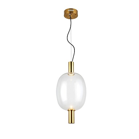 Светильник подвесной ST-Luce Бронзовый/Прозрачный LED 1*7W 2700K SL1582.313.01 - фото