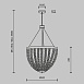Подвесной светильник Maytoni MOD440PL-06BS - фото
