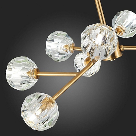 Светильник подвесной ST-Luce Латунь/Прозрачный G9 LED 9*5W SL1166.303.09 - фото