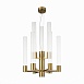 Люстра подвесная ST-Luce Латунь/Прозрачный GU10 9*5W SL1229.303.09 - фото