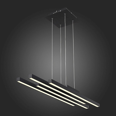 Люстра подвесная ST-Luce Черный/Белый,Черный LED 1*38W 3000K/4000K/6000K SL933.403.04 - фото