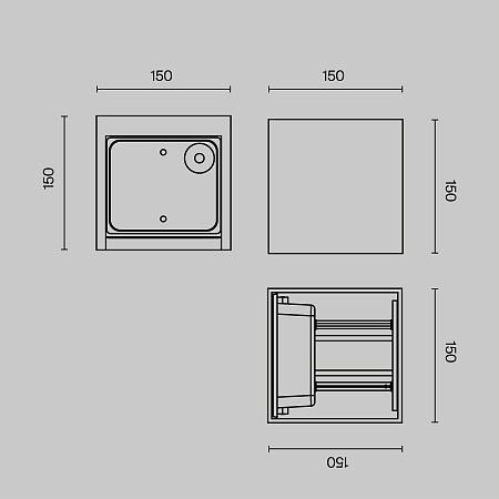 Архитектурная подсветка Outdoor Fulton O572WL-L20GR3K - фото