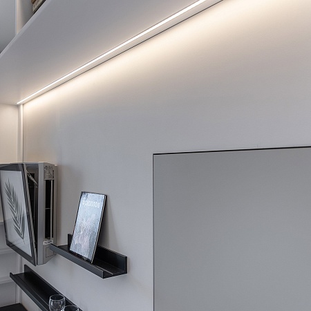 Встраиваемый алюминиевый профиль для светодиодной ленты LL-2-ALP007 Elektrostandard - фото