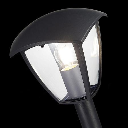 Светильник уличный наземный ST-Luce Черный/Черный, Прозрачный E27 1*40W SL081.405.01 - фото