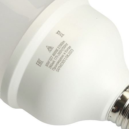 Лампа светодиодная SAFFIT SBHP1030 E27 30W 230V 4000K - фото