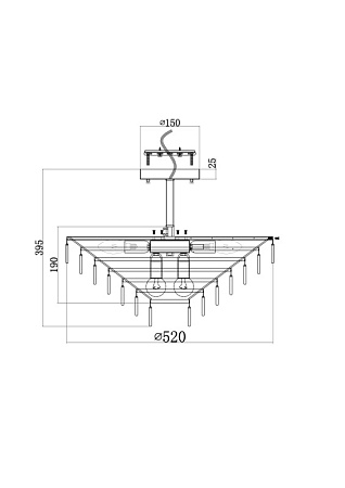 Потолочный светильник Maytoni Mazzo MOD130CL-11G - фото