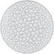 Светодиодный управляемый светильник накладной Feron AL3389 Dots тарелка 72W 3000К-6000K белый - фото
