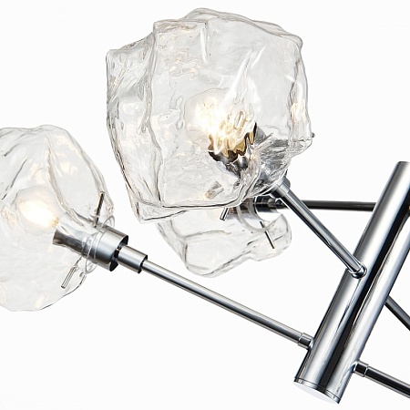 Люстра потолочная ST-Luce Хром/Прозрачный E14 6*40W SL1175.102.06 - фото