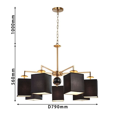Подвесная люстра Favourite 2822-7P - фото