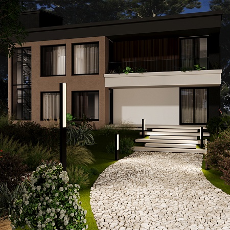 Садово-парковый светильник Outdoor O470FL-L40GF3K - фото