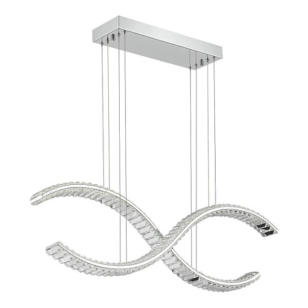 Светильник подвесной ST-Luce Хром/Прозрачный LED 1*44W 3000K SL6206.103.44 - фото