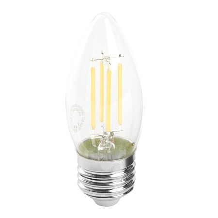 Лампа светодиодная Feron LB-66 Свеча E27 7W 230V 4000K - фото