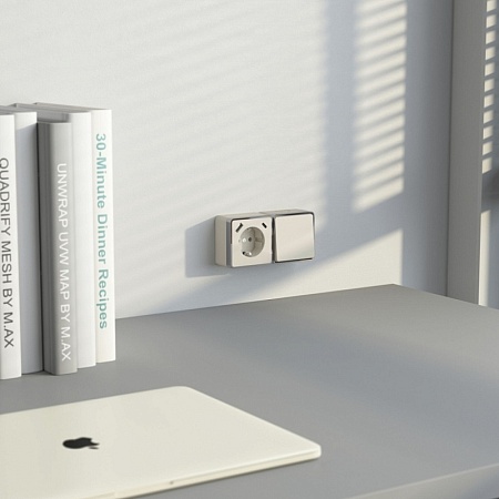 Выключатель одноклавишный проходной Gallant (слоновая кость) W5012003 - фото