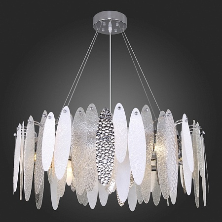 Люстра подвесная ST-Luce Хром/Прозрачный, Белый E14 10*60W SL1224.103.10 - фото