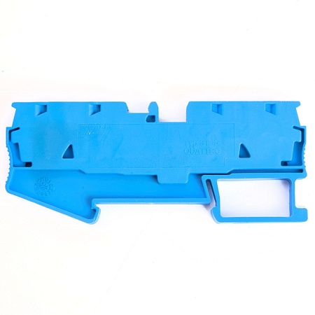 Зажим пружинный, 4-проводной проходной ЗНИ - 4.0 (JXB ST 4), синий STEKKER - фото