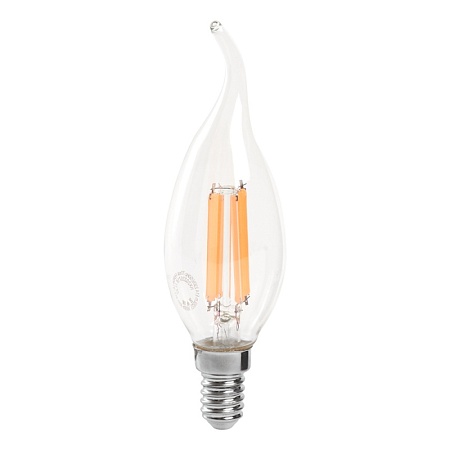 Лампа светодиодная Feron LB-718 Свеча на ветру E14 15W 230V 4000K - фото