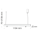 Подвесной светильник Technical Puntero P068PL-L27W4K - фото