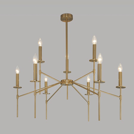 Потолочный светильник Eurosvet 60142/9 латунь - фото