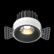 Встраиваемый светильник Technical Round DL058-12W3K-TRS-B - фото
