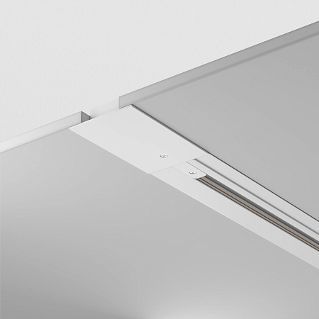 Трековая система Technical встраиваемая однофазная (220 Вольт) белая 300x300 TS-S-300-TR020-1-GU10-W