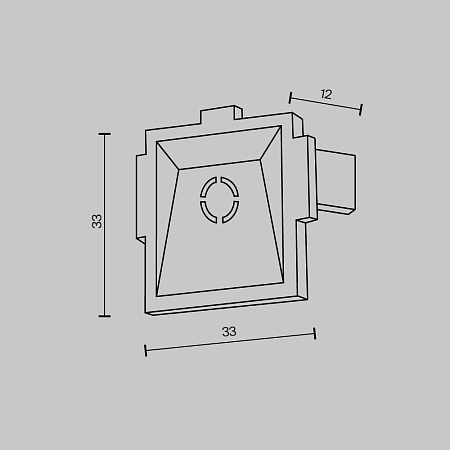 Комплектующие для встраиваемой трековой системы Technical TRA084EC-12W - фото