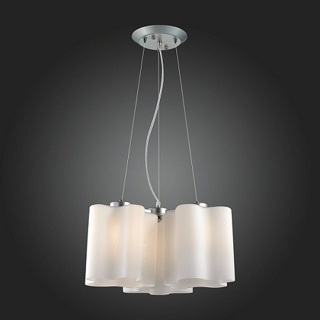 Люстра подвесная ST-Luce Серебристый/Белый E27 3*60W SL116.503.03 - фото