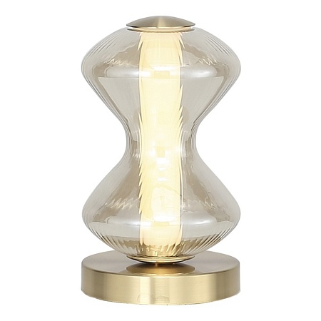 Прикроватная лампа ST-Luce золото/коньячный LED 1*6W 3000K SL6136.204.01 - фото