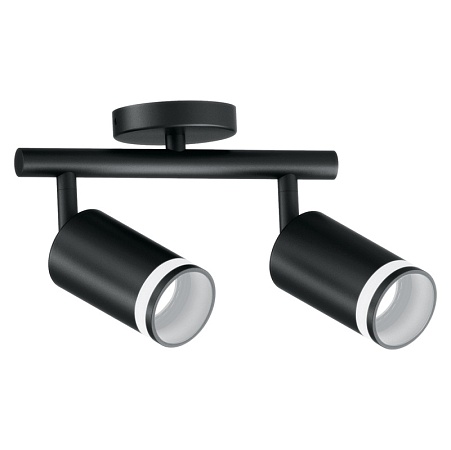 Светильник Feron ML232 LUNA настенно-потолочный под лампу GU10, черный - фото