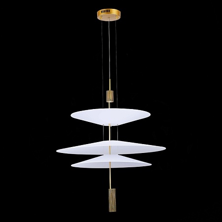 Люстра подвесная ST-Luce Золотистый/Белый LED 1*15W 3000K SL6101.223.01 - фото