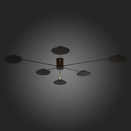 Светильник потолочный ST-Luce Черный/Черный LED 6*5W 3000K SL6006.402.06 - фото
