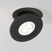 Встраиваемый поворотный светодиодный светильник 6W 4000K чёрный 25084/LED Elektrostandard
