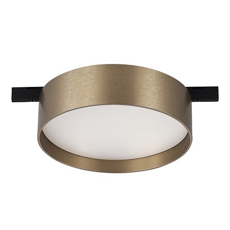 Магнитный трековый светильник Латунь LED 1*12W 3000K 500Lm Ra>80 100° IP20 D113xH34 24V ST670.336.12 - фото