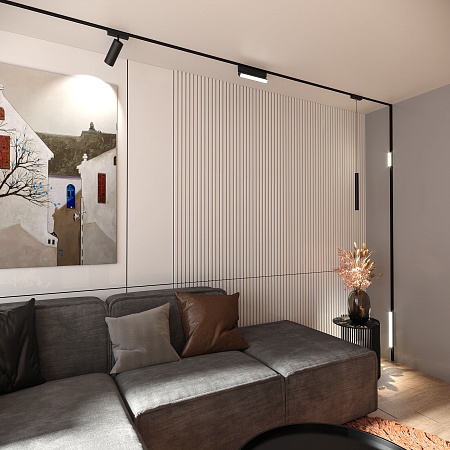 Flat Magnetic Трековый поворотный светильник 9W 4000K Arcos чёрный 85095/01 - фото